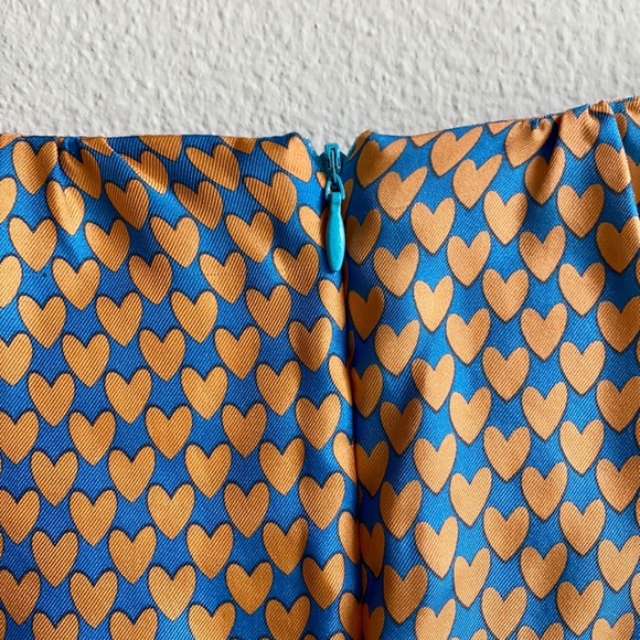 Anni Carlsson Heart Print Silk Dress - Picture 8 of 8